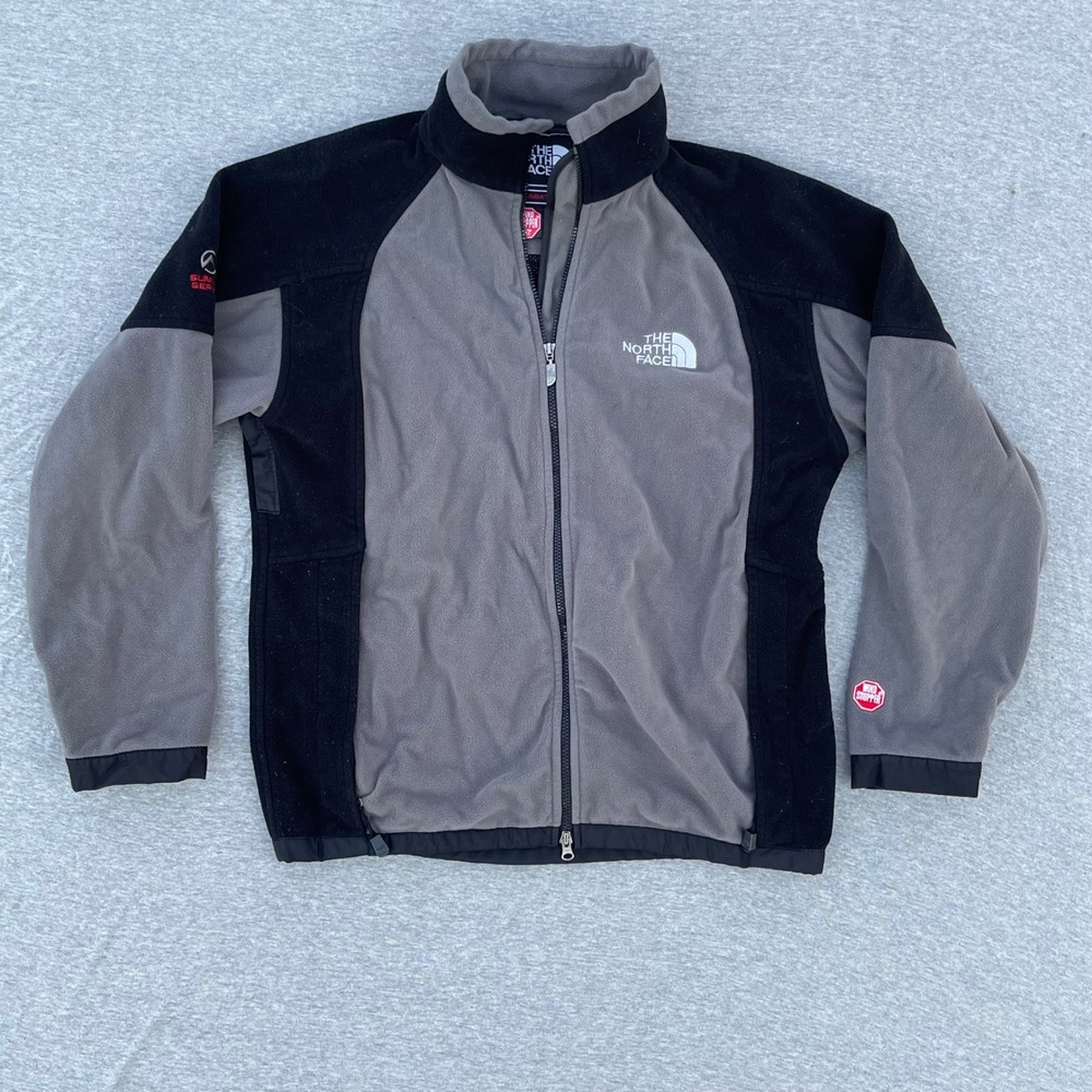 The North Face Summit Series Windstopper Fleece Jacket Grey Black Mens XL
